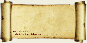 Tanja Aksentijević vizit kartica